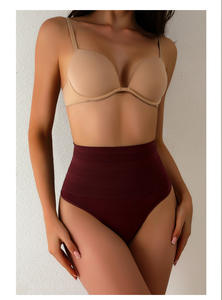 Vente en gros string taille haute pour femme slip fourreau culotte amincissante pantalon abdominal respirant modelant le corps - Product Image 5