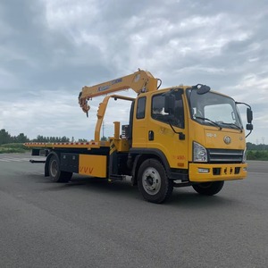 Nouveau Camion de Remorquage et de Transport à Plateforme Plate Mini Howo 4x2 4x4 de 3, 5, 8 Tonnes avec Grue et Treuil - <span class=keywords><strong>Prix</strong></span> - Product Image 3