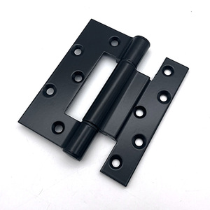 Accessoires de charnière en aluminium continue moderne porte de fenêtre à battants à fermeture douce pour entrée d'atelier extérieur industriel de chambre à coucher - Product Image 1