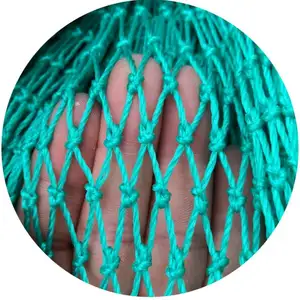 Hot sale 3-strand Twisted Nylon dyed and Bonded For Sports Courts, Soccer, Cricket, Tennis, Bird Netting
