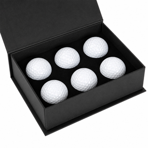 Juego de Regalo de Pelotas de <span class=keywords><strong>Golf</strong></span> con Logotipo Personalizado al por Mayor, 3 Pelotas Blancas, Caja de Presentación Negra para Premios de Torneos Corporativos - Product Image 3