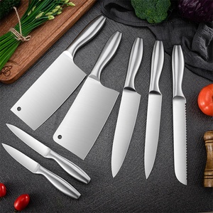 ชุดมีดครัวราคาดี ชุดมีดเชฟมืออาชีพสแตนเลส ชุดมีดสแตนเลสสำหรับครัว - Product Image 2