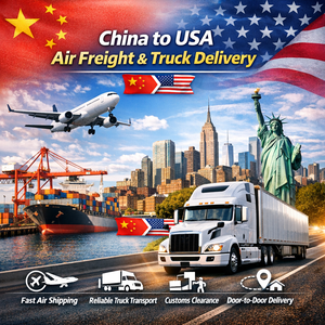 Express China USA Luchtvracht+Vrachtwagenservice Betrouwbare Partner voor Urgente Hoogwaardige Commerciële Goederenlogistiek 12-25 Dagen Transit - Product Image 1