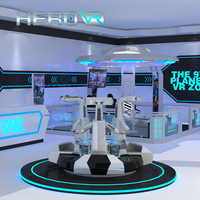 HEROVR 9D VR parc d'attractions intérieur F1 simulateur multijoueur surf mouvement course machine de jeu de réalité virtuelle pour une utilisation en extérieur