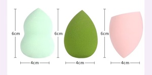 Éponge de maquillage écologique personnalisée avec logo de marque privée, sans latex, utilisable à sec et sous l'eau, éponge de beauté multicolores, œufs de beauté - Product Image 6
