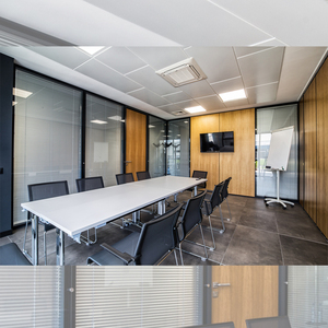 Cloison de séparation <span class=keywords><strong>acoustique</strong></span> en verre pour <span class=keywords><strong>bureau</strong></span> Foshan, cloison en verre pour immeuble de bureaux - Product Image 5