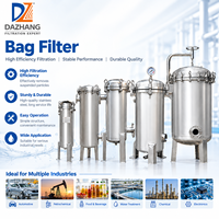Boîtier de filtre à sac en acier inoxydable DZ pour la filtration industrielle des liquides