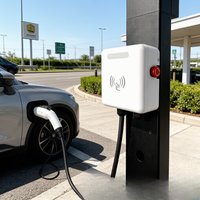 Nuevo Punto de Carga para Vehículos Eléctricos Jinghu para Exteriores, 7-22kW, Tipo 2, Montaje en Pared, IP54 Resistente a la Intemperie, con WIFI/APP TA-AC-M-P
