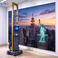 Imprimante murale UV mobile LINCJET LC-A2, imprimante d'étiquettes, machine d'impression murale numérique en relief 3D/5D, positionnement laser automatique
