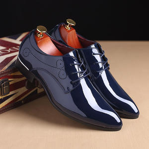 Zapatos formales de negocios para <span class=keywords><strong>hombre</strong></span>, calzado de <span class=keywords><strong>vestir</strong></span> de cuero Oxford, puntiagudos, para boda, talla americana 13 14 15 - Product Image 5