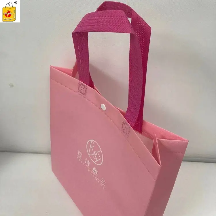 Custom Logo Printable Non Woven Bag Tote Reusable Shopping Bag Wholesale /eco Promotional Nonwoven Shopping Grocery Bag