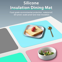 Maßgefertigte Lebensmittelechte Silikon-Tischsets Wasserdicht Hitzebeständig Tisch-Essmatte BPA-Frei Küchen-Silikonmatte OEM ODM