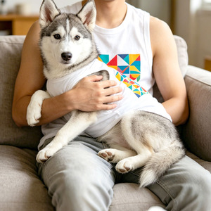 Sublimation Blank Dog Harness Tank Top Polyester Pet Vest M L XL White DIY Custom Photo <b>Print</b> Puppy <b>Clothes</b> Heat Transfer Shirt - Product Image 3