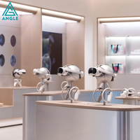 Meuble de Présentation Électronique Moderne et Écologique pour Téléphones et Accessoires – Éclairage LED Mobile Intégré pour Magasin de Téléphonie