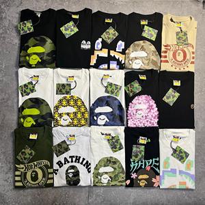 Camiseta de Diseñador de Moda con Estampado de Letras Versión 1:1 de Alta Calidad 2026, Camiseta Moderna para Hombre con Estampado Bapees - Product Image 2