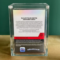 Présentoirs en acrylique transparent, lot de 6, pour Booster 151, Boîte de collection, Boîte magnétique Prismatic Evolution, American