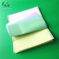 Vente directe d'usine A4 double copie papier continu ordinateur impression lettre papier autocopiant