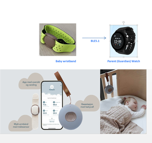 Pulsera para Bebé DF 601 con Gateway BT, Reloj Inteligente para Padres MODELO 1 MODELO 2, Detector de Signos Vitales del Bebé - Product Image 2