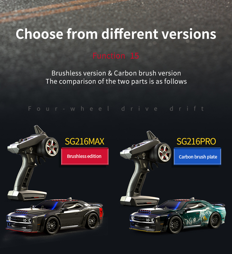 ZLL SG216 MAX RC Car Brushless 4WD 1:16 70KM/H High Speed Racing