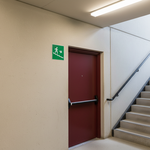 Emergency stairs <b>top</b> right <b>PVC</b> 200x200mm - Product Image 3