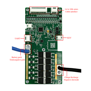 YDE ZQ-13S100030 BMS intelligent 48V-UART pour système de gestion de batterie Li-ion 13S/14S et LiFePO4 15S/16S, courant continu 100A - Product Image 6