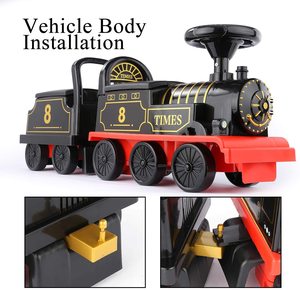 Bán Chạy Nhất Đi Xe Trên Xe Ô Tô Tàu Điện Đồ Chơi Giáng Sinh Xe Lửa Đồ Chơi Với Ánh Sáng Âm Thanh Trẻ Em Đầu Máy Xe Lửa Xe Lửa Theo Dõi Bộ - Product Image 5