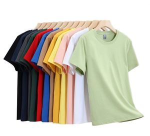 Design Wholesale Custom Your Brand Logo 100% Cotton Printing Men's T-<b>Shirts</b> Short Sleeve Plain Casual - Product Image 2