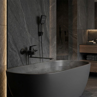 Robinet mural en laiton de luxe contemporain OEM/ODM Robinet de bain-marie Robinets de salle de bain Ensemble de douche