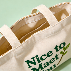 Customizable Solid Color <b>Plain</b> Cotton <b>Canvas</b> Tote Shoulder Bag Reusable Personalized Beach Shopping Bag with Logo Pattern - Product Image 4