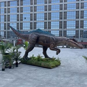 Modèle de robot dinosaure animatronique irritant |   Parc d'attractions à thème jurassique grandeur nature en métal pour intérieur/extérieur, aéroport, école - Product Image 5