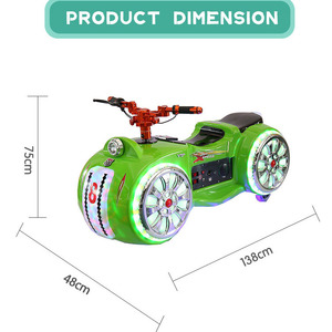 Motos électriques lumineuses Woqi : les meilleures ventes pour parcs d'attractions – Voitures tamponneuses à batterie pour enfants et adultes - Product Image 2