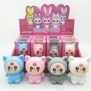 <b>Cute</b> Baby <b>Bear</b> Squishy Toy TPR Flour Stress Relief Sensory Fidget Adorable Rabbit Relaxation Squeeze Toy for Kids - Product Image 2