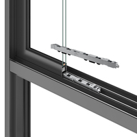 Ventanas Corredizas Horizontales de Vidrio Hueco con Aislamiento Térmico de Aleación de Aluminio Modernas y Personalizables a Precio Económico para Uso en Cocinas y Hoteles