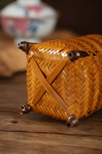 Organisateur de bureau classique en bambou fait main, multifonctionnel, mural, boîte de rangement pour salon et bureau, pour cérémonie du thé, sans <span class=keywords><strong>plastique</strong></span> - Product Image 5