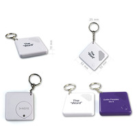 Porte-clés musical carré à commande vocale, module sonore personnalisé avec logo sur mesure pour cadeau d'entreprise
