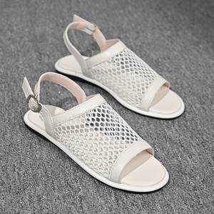 Sandalias de Plataforma Plana para Mujer, Tallas Grandes, Diseño de Malla Transpirable, Tendencia de Moda de Verano - Product Image 5