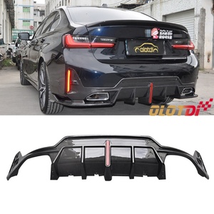 Carbon Fiber Rear Bumper <b>Lip</b> Diffuser for BMW 3 Series G20 G21 LCI M Tech FIns Spoiler Winglet <b>Splitters</b> 2020+ Auto Tuning - Product Image 1