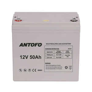 Antofo วาล์วแบตเตอรี่เจล50Ah 12V ที่เก็บพลังงานของกรดตะกั่วที่มีการควบคุม - Product Image 1