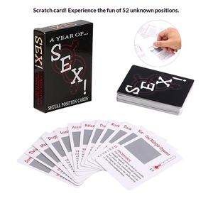 Mazzo di Carte Premium con Posizioni Sessuali - 54 Carte da Poker Erotiche per <span class=keywords><strong>Coppie</strong></span>, Perfette come Regalo per Anniversario o San Valentino, Vendita all'Ingrosso - Product Image 3