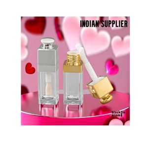 Offre Spéciale – Flacon de brillant à lèvres en plastique dépoli, rechargeable, vide, avec applicateur, disponible à la vente - Product Image 1