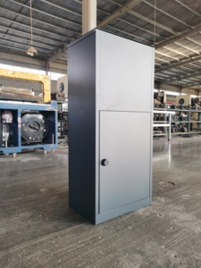 ตู้รับจดหมายกลางแจ้งแบบติดตั้งบนพื้นดิน ทำจากเหล็กชุบสังกะสี พร้อมโลโก้สั่งทำพิเศษ สำหรับรับจดหมาย <span class=keywords><strong>พัสดุ</strong></span> และส่งของ - Product Image 4