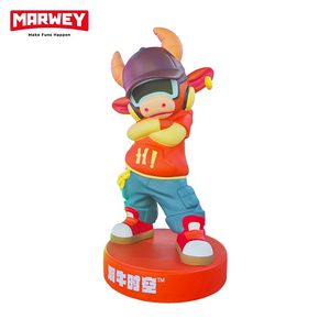 Marwey nouvelle arrivée personnalisé placé dans la salle de jeu dessin animé Animal petite Niuxiha Statue Sculpture pour prix d'usine vente <span class=keywords><strong>pas</strong></span> <span class=keywords><strong>cher</strong></span> - Product Image 6