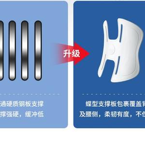 เข็มขัดพยุงหลัง AiHuJia ขนาด SMLXLXXL แบบโค้งรับสรีระ ระบายอากาศได้ดี ปรับได้ ถอดออกได้ สำหรับผู้ใหญ่ ช่วยพยุงเอว - Product Image 2