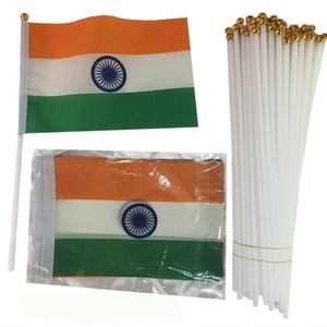 Logotipo impreso a todo color Bandera mundial banderas de mano personalizadas accesorios de pancarta <span class=keywords><strong>y</strong></span> asta de bandera con logotipo - Product Image 5