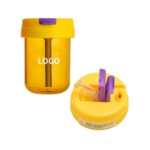 Promoción: Vaso Infantil con Tapa y Pajita, Botella de Agua Portátil de Plástico para Niños con Logotipo - Product Image 1