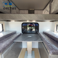 Camper desplegable ONLYWE para camioneta, en venta, para caja corta, ligero, de aluminio, para 4 personas, familiar, para camping, fabricante de campers para camionetas, DOT VIN