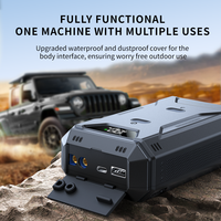 Outils d'urgence routière : Démarreur de batterie de voiture 1000A avec batterie externe et éclairage LED pour voitures et motos