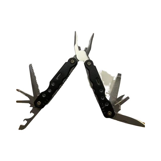 Aluminum Handle Stainless Steel DIY Multitool Pliers Set Outdoor Multi-Purpose with Serrated Jaw Surface OEM Customizable