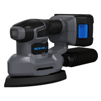 Ponceuse-polisseuse sans fil portable 125 mm haute efficacité, alimentée par batterie Li-ion 20 V, pour bricolage, vente en gros OEM