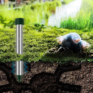 Aosion hàng đầu đánh giá cao Powered Pin vườn gopher Vole Repeller răn đe chống rắn Repeller Sonic mole Repeller - Product Image 5
